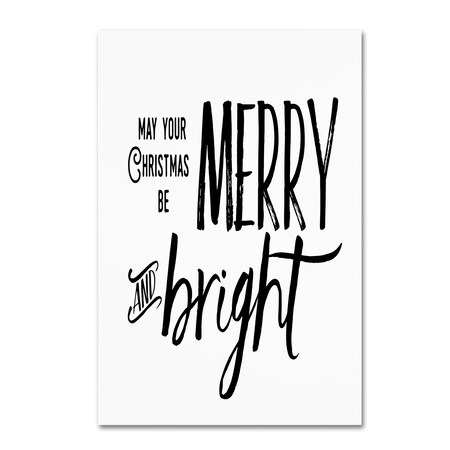 Trademark Fine Art Marcee Duggar 'Merry Bright' Canvas Art, 22x32 ALI11783-C2232GG